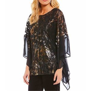 🌺 Mix & Match 3/$95 🌺 REBA “Let It Shine” Poncho Style Blouse